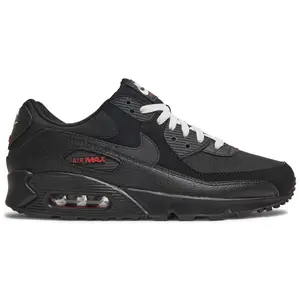 Nike Air Max 90 Black Sport Red DC9388-002 Men's Fashion Shoes New