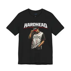Hardhead Baseball Player Tee | Graphic Baseball Shirt