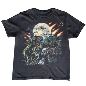 Vintage Dinosaur 90s Graphic T-Shirt, Retro T-Rex & Raptor Shirt, 90s Prehistoric Graphic Tee-  Unisex S-3XL - Menswear & Womenswear - Streetwear Tops - Casual Cotton Crewneck Shortsleeve Tshirt