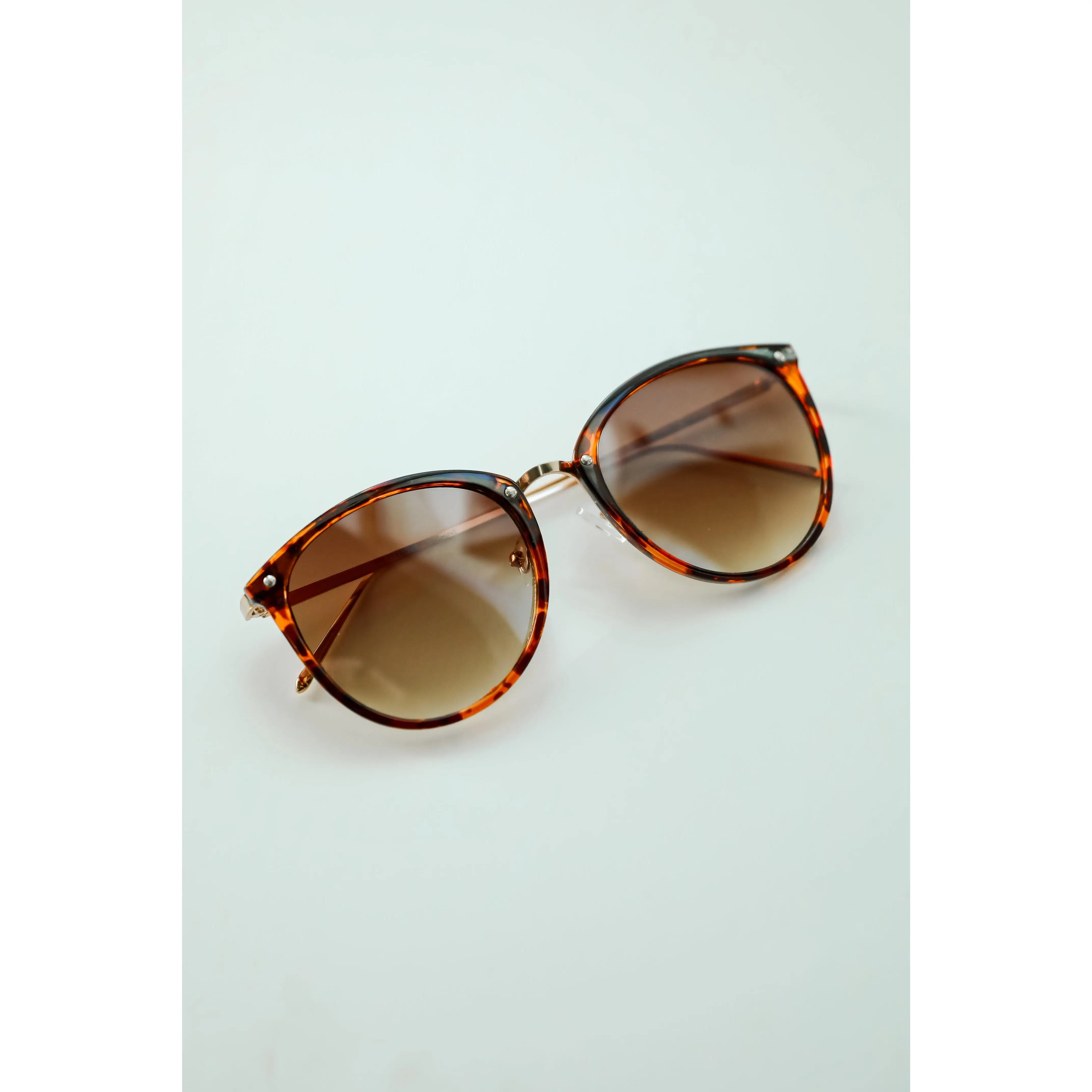 Key Largo Tortoise Round Sunglasses