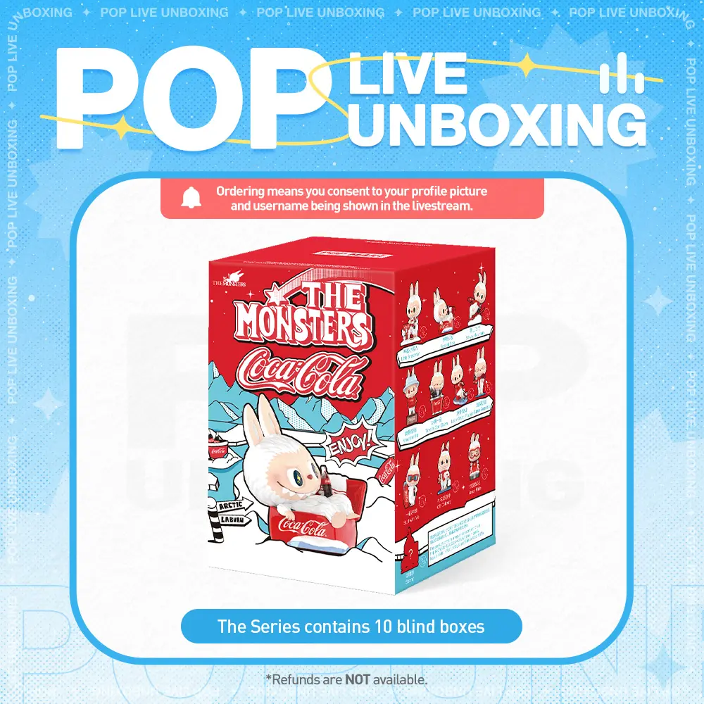 [POP NOW]THE MONSTERS COCA-COLA Series Figures, Blind Box, Mystery Box POP MART