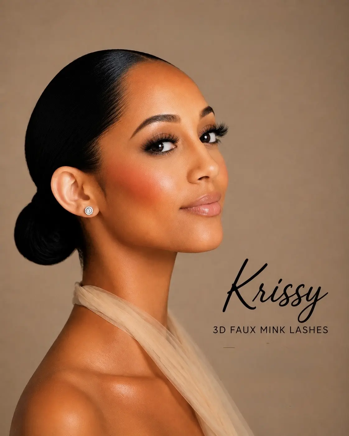 KRISSY SIGNATURE COLLECTION  3D FAUX MINK LASHES  Confident. Chic. Effortlessly Glamorous.  Krissy combines soft fullness with beautiful definition, creating a polished look that’s perfect for both everyday beauty and special occasions.