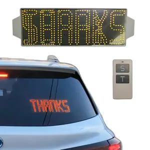 Sorry Thanks Car Sign - Thank You and Sorry LED lights for car vehicle interior