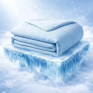 O'Breeze Queen Cooling Comforter, Silky Cool to the Touch Summer Quilt, Lightweight Breathable Bedding for Hot Sleepers, Soft All Season Design