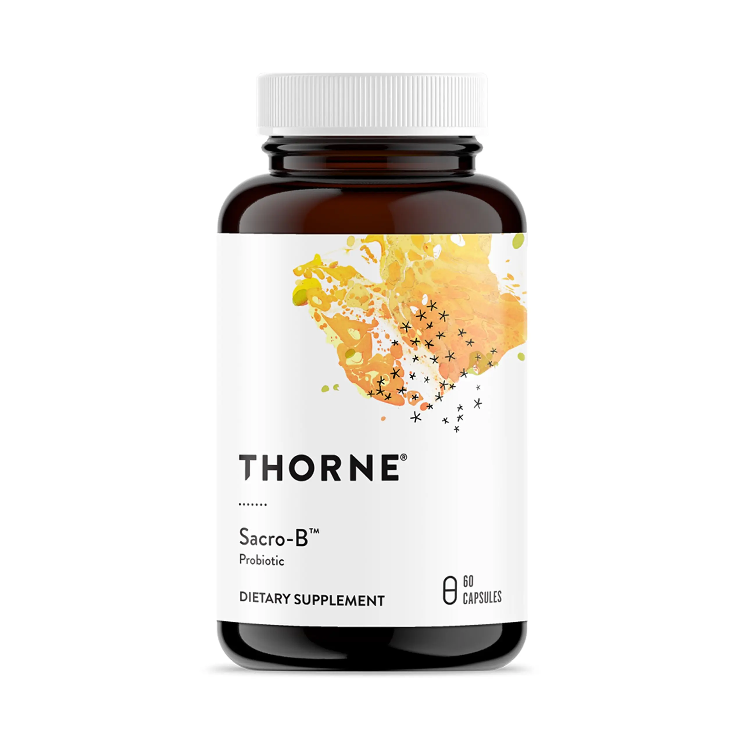 THORNE - Sacro-B - Saccharomyces boulardii - Shelf Stable Probiotic - Gut Health Supplement to Support Immune Function in the Gut - Occasional Diarrhea Relief* - Third-Party Certified - 60 Capsules Visit the THORNE Store