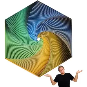 Christmas Toys Christmas Toys3D Printing Fractal Fidget Hexagon Stress Relief Artifacts Venting Toys For Children and Adults with Irritability and Depression