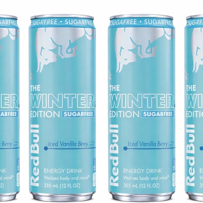 Red Bull Winter Edition Iced Vanilla Berry Energy Drink 4 Pack 12 fl oz Sugar Free Cans