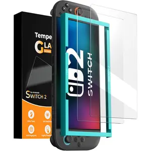 Screen Protector for   2 (2025), with Alignment Frame, Easy to Install, Ultra HD Tempered Glass Screen Protector, 9H Hardness Scratch Resistant for  2 (2 Pack)