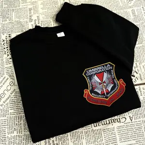 Umbrella Corporation Embroidered Sweatshirt and Hoodie, Resident Evil Gifts, Horror Game Merch