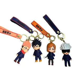 Gojo Satoru Fushiguro Megumi Kugisaki Nobara Ryomen Sukuna Keychain Cute Cartoon Figure Pendant Keychain