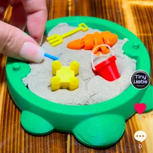 Tiny Labs sandbox Turtle Complete set figet toys  satisfying for anxiety and stress relief Fun for all ages interactive classroom toy Novelty