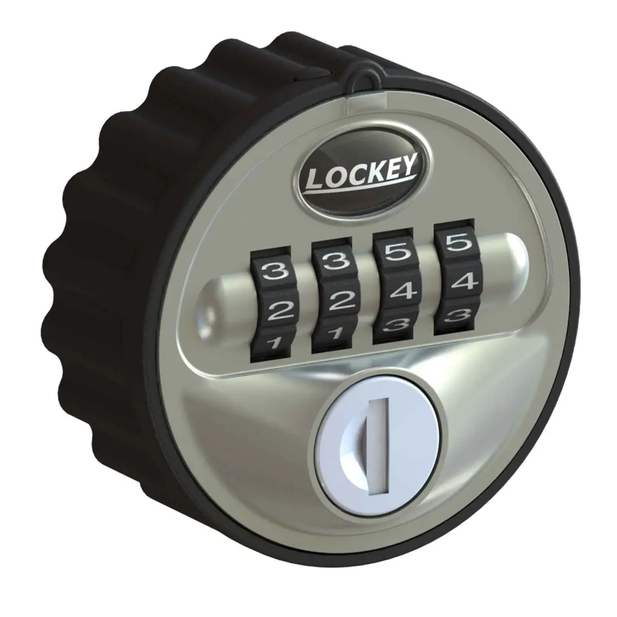 Lockey Mechanical 4-Wheel Combination Cam Lock - Powder Coating, Code-Changing Function, Emergency Access, Motorcycle Door & Security Solution