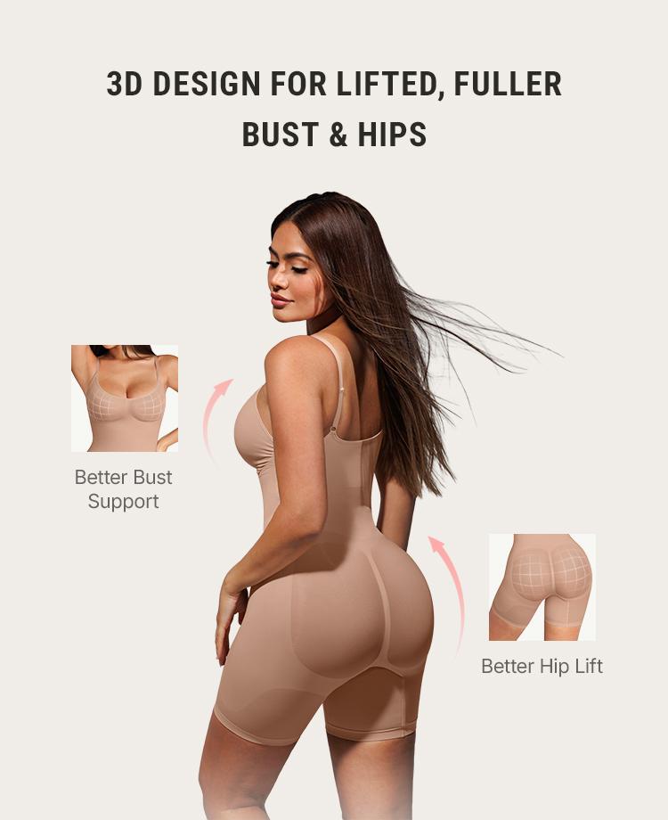 FeelinGirl Shapewear for Women Butt Lifter Bodysuit Tummy Control Shapewear Seamless Womenswear Comfort Spaghetti Strap Hip Underwear Basic Summervibes FeelinGirl Shapewear for Women Butt Lifter Bodysuit Tummy Control Shapewear Seamless Womenswear Comfort Spaghetti Strap Hip Underwear Basic Summervibes