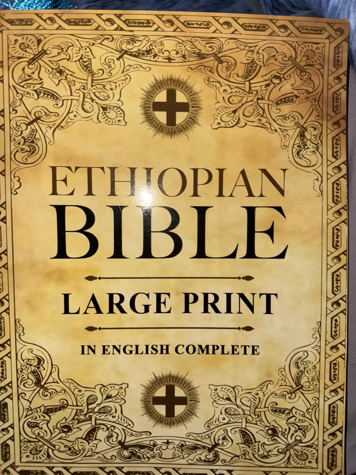 Ethiopian Bible in English Complete Large Print Trade Paperback - Religious African Scriptures with 22 Deuterocanonical Apocryphal Books, Book of Enoch, Judith, Bel and the Dragon, No Eye Strain, Paperback Cover
