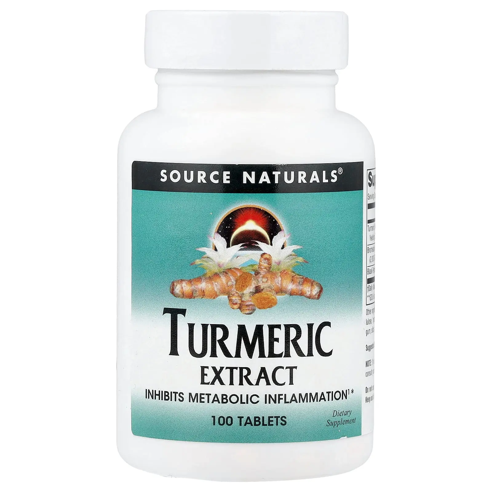 Source Naturals Turmeric Extract, 100 Tablets