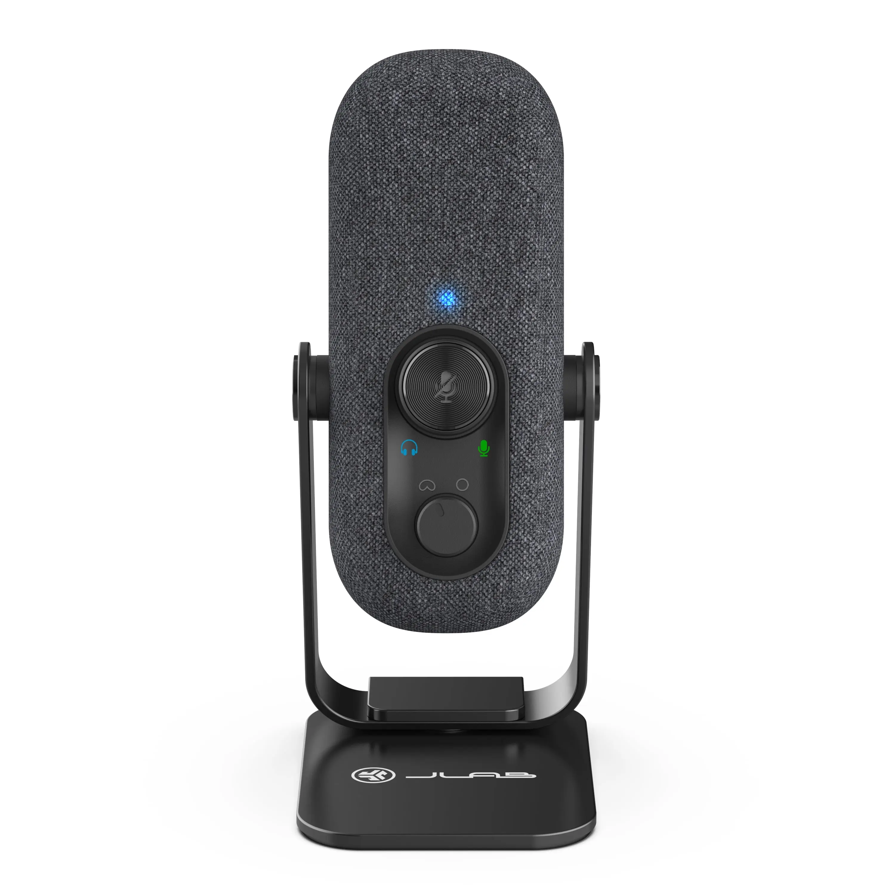 Jlab Audio GO Talk USB Desktop Microphone | Dual Condensers | 96Khz/24Bit Sampling Rate | Compact Design | Studio Quality Recordings and Broadcasts JLab Audio