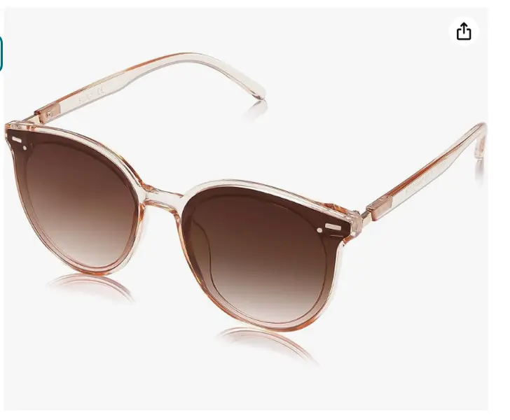 SOJOS Sunglasses Womens Trendy 2024 Classic Round Retro Vintage Shades Large Frame Sunnies SJ2067
