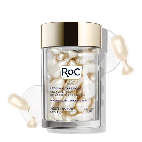 [RoC Skincare] RETINOL CORREXION Line Smoothing Night Serum Capsules