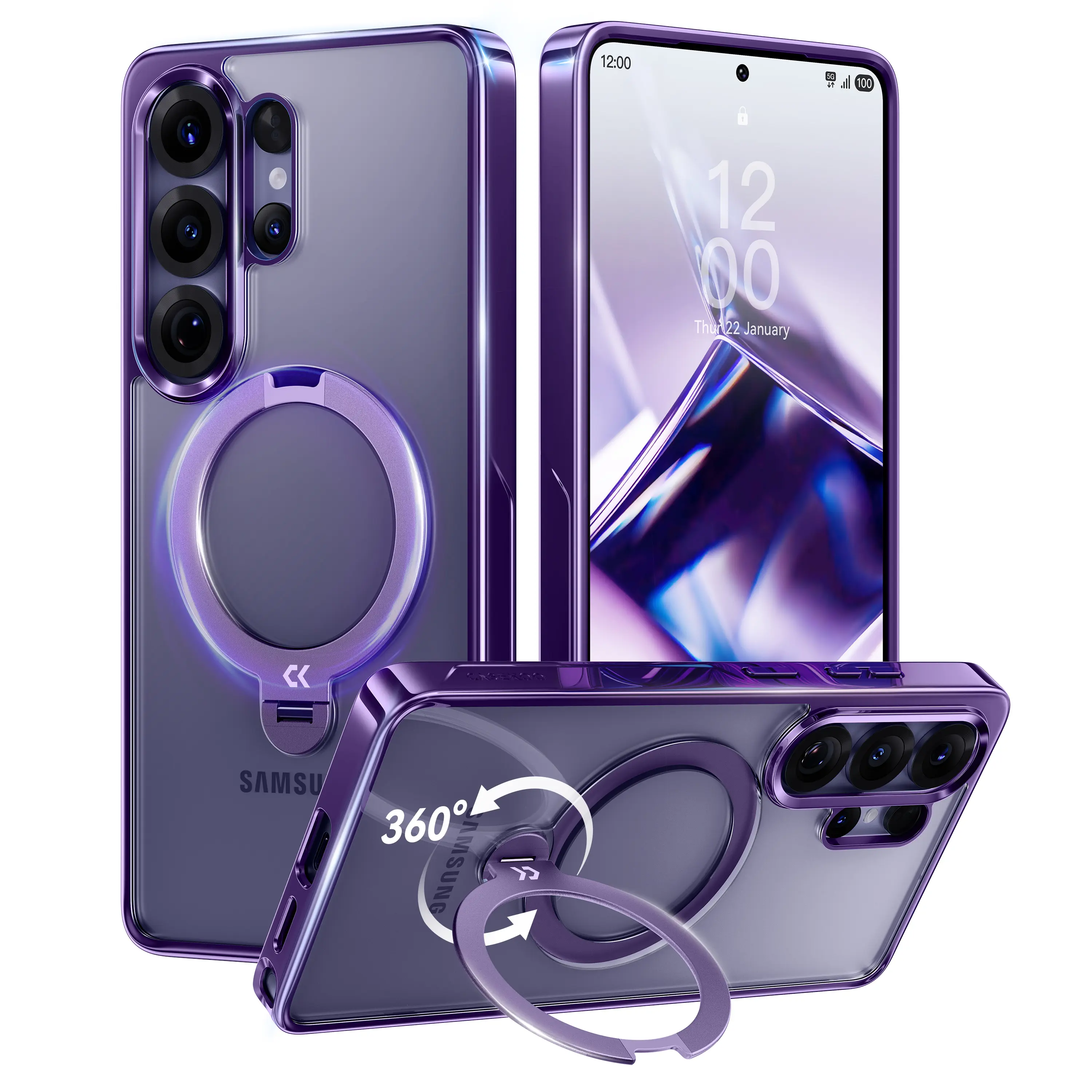 360 Flash Purple Case