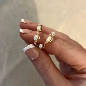 Adjustable Freshwater Pearl Ring