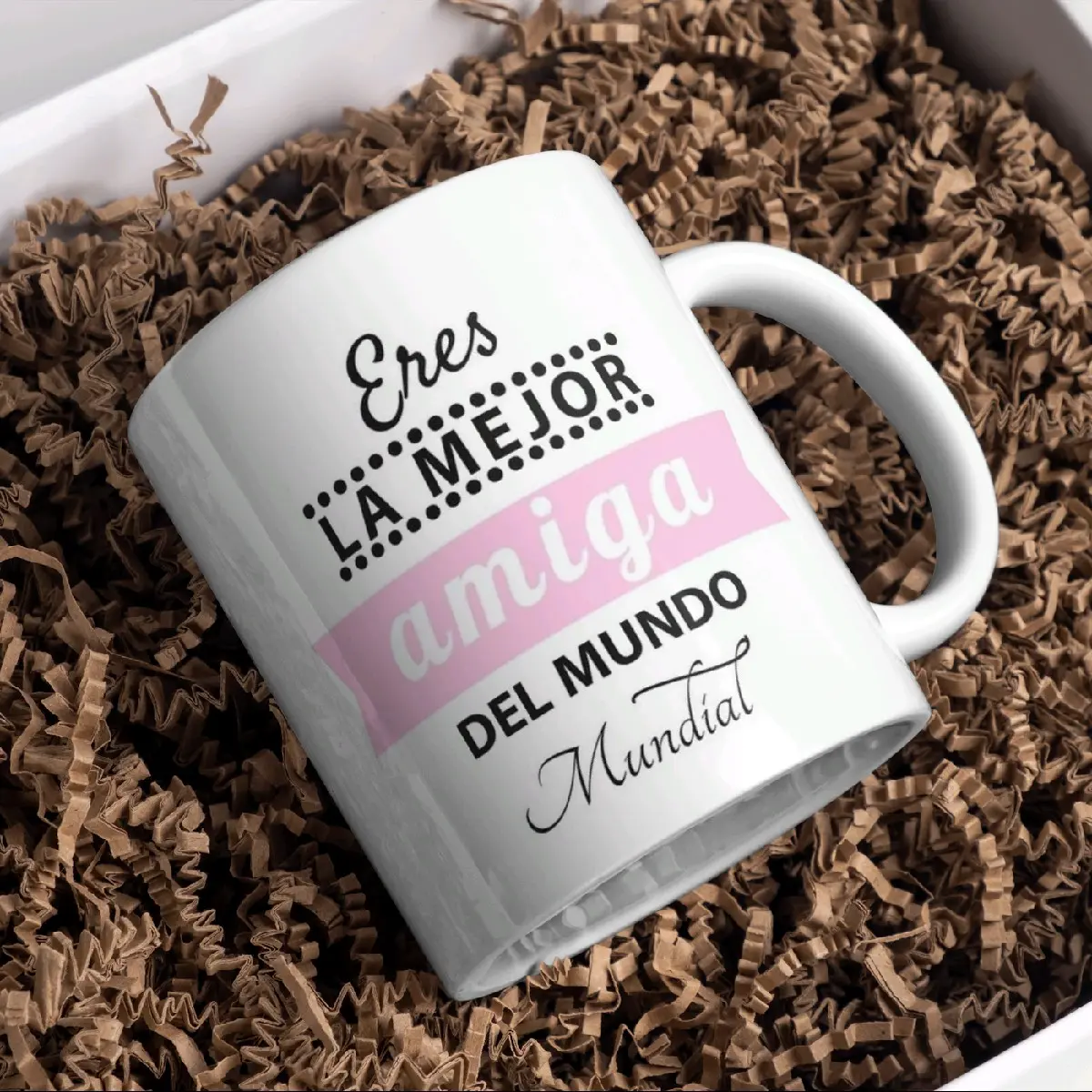 Mejor Amiga Ceramic 11oz Mug - Perfect Gift for Best Friend - Coffee
