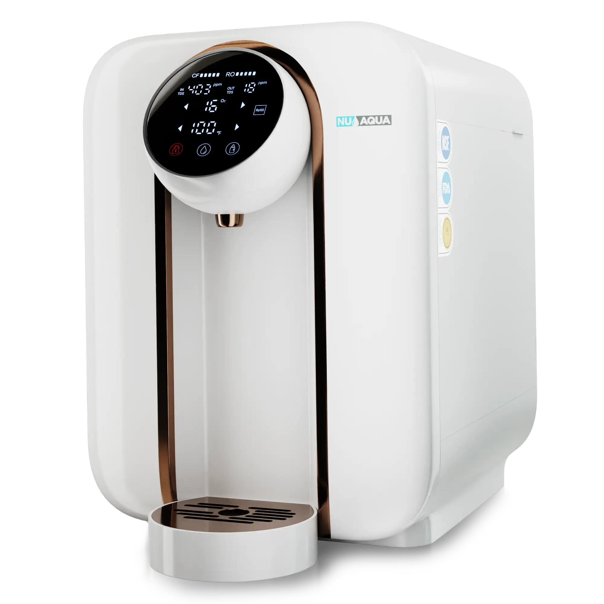 NU Aqua 4 Stage Countertop Reverse Osmosis Water Filter