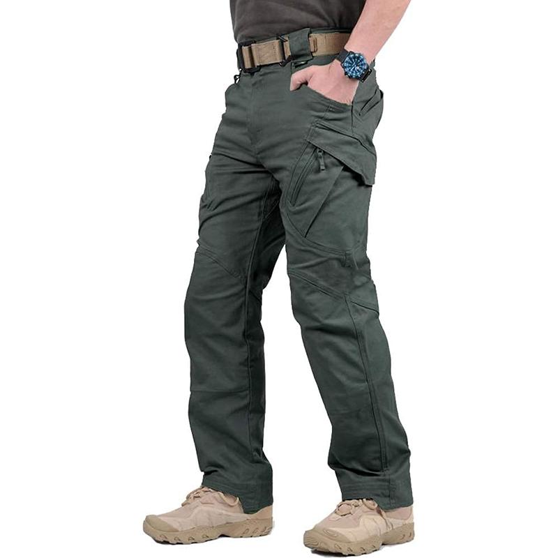 HOMUG Men's Lightweight Casual Work Pants, Men's Tactical  Mountaineering Pants, Durable Multi-Functional Pockets, Horse-Faced Cuffs, Suitable for Spring and Autumn Wear.