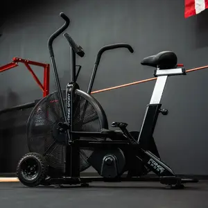 Fringe Sport Raptor Air Bike - 130lbs Raptor Strength, Belt-Driven, Maintenance-Free, 3-Year Warranty, Turf Tires, High-Contrast LCD Console, 51"x24"x54"