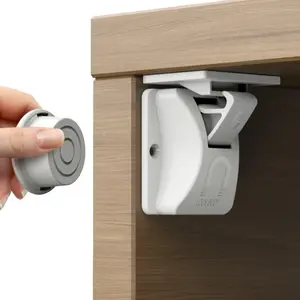 Child Safety Magnetic Drawer Locks Baby Proof Cabinet Locks for Drawers Doors Kitchen Bedroom Child Safety Locks Direct Sale Anti-Theft Locks for Kids Protection