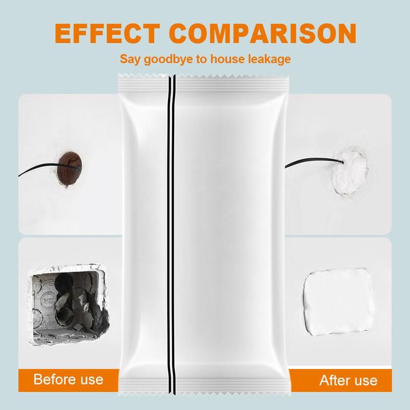 10-Pack Waterproof Sealant Mastic - Quick-Drying Repair Putty for Wall Holes, Drain Connections & AC Holes - Crack Filler with Air-Tight Seal