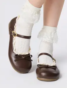 Classic Dopamine French Flat Leather Shoes For Women Spring 2025 New Style Versatile Mary Jane Shoes