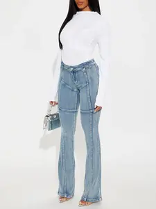 Jaw Dropper Low Rise Bootcut Jeans - Medium Wash