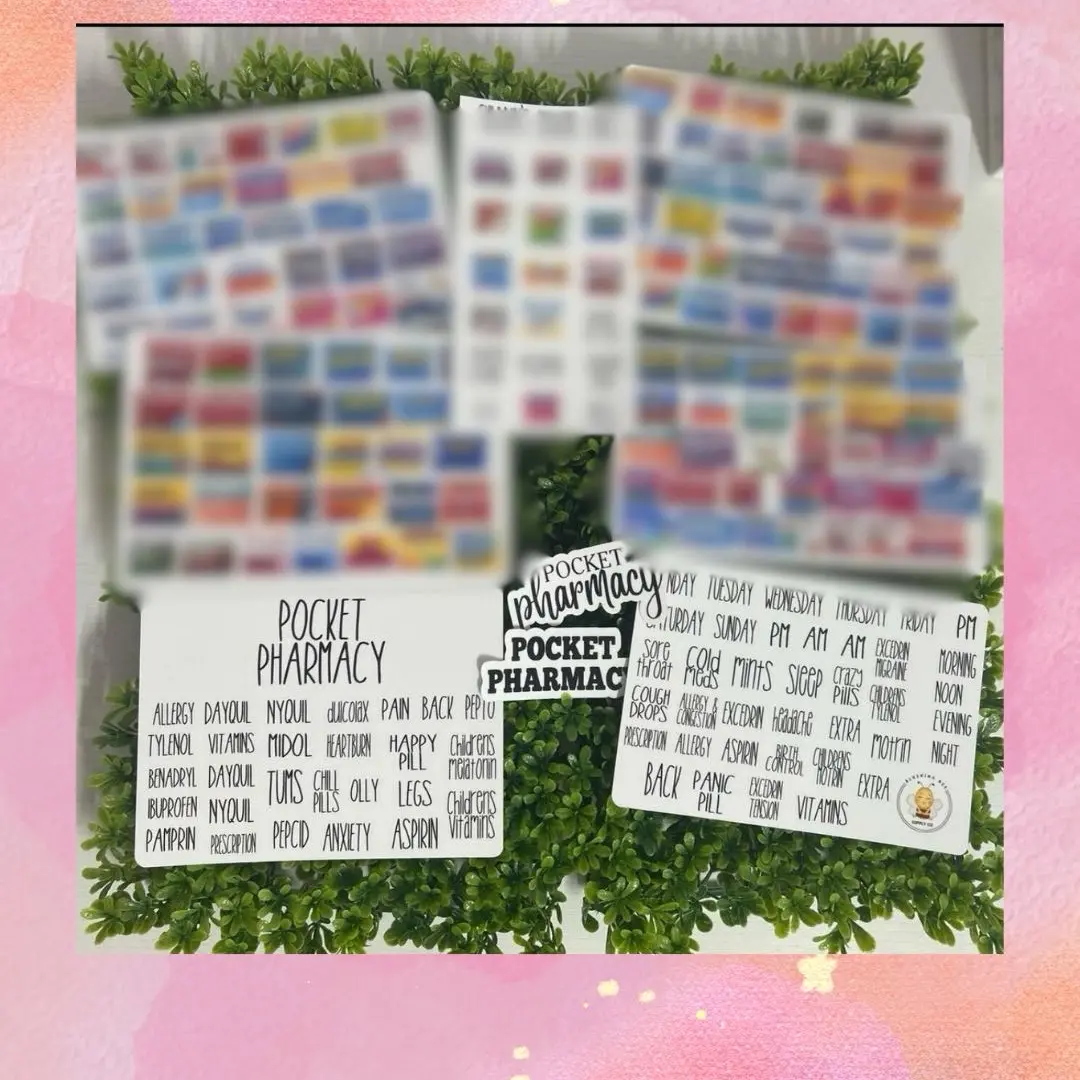Pocket Pharmacy Labels - High Quality & Bold Font, Easily Identifiable