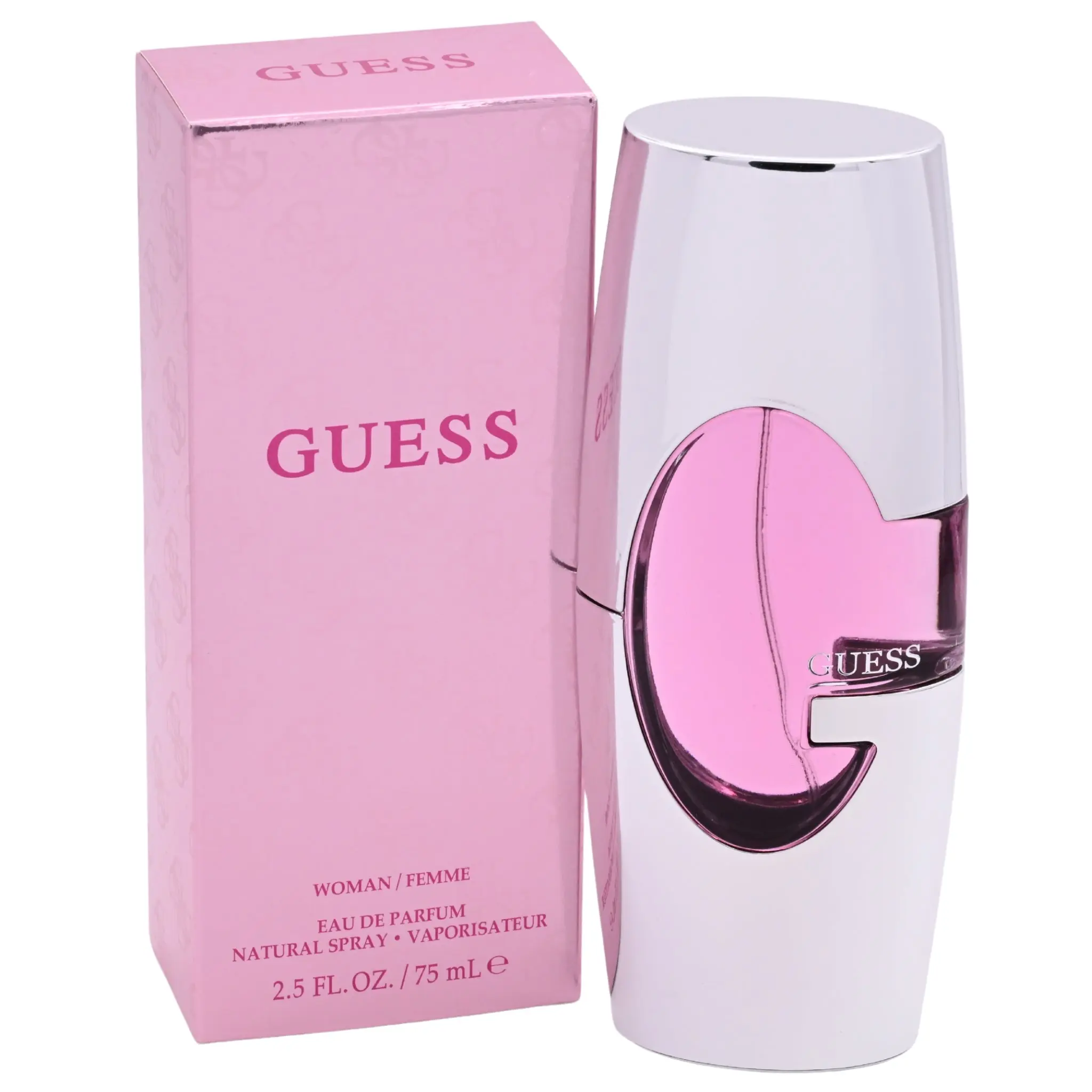 GUESS Women's EDP Perfume - 2.5 fl oz (2-2.9 fl oz Range), Pink Bottle, Floral Fruity Sweet Aromatic Feminine Orange-Flavored Perfumes for Women, Brand New In Box Single Item, Aromatic Women's Fragrance