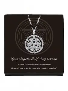 Star of David Triangle Knot · Starlight Protection Necklace Stylish Celtic luxury diamond-inlaid gem clavicle necklace, essential for daily wear.A lucky talisman & mysterious gift, perfect for Valentine’s Day and all gifting occasions.