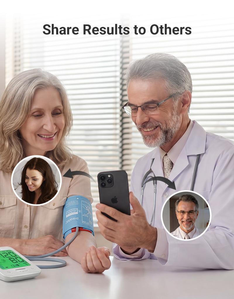 iHealth Bluetooth Upper Arm Blood Pressure Monitor, HSA/FSA Eligible β 4.5" Tri-Color WHO-Based LCD, Clinically Accurate, Irregular Heartbeat Alert, Body & Cuff Detection, Bluetooth Cloud Sync, Batteries, Alkaline iHealth Bluetooth Upper Arm Blood Pressure Monitor, HSA/FSA Eligible β 4.5" Tri-Color WHO-Based LCD, Clinically Accurate, Irregular Heartbeat Alert, Body & Cuff Detection, Bluetooth Cloud Sync, Batteries, Alkaline