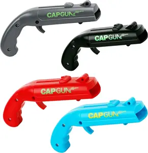 4PCS Cap Gun Bottle Opener, 4 Pack Bottle Cap Launcher Shooting Guns, Ultimate Party Opener Set for Adults, Cool Gadget Gifts for Men