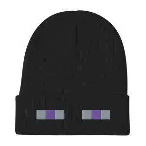 Minecraft Enderman Embroidered Beanie