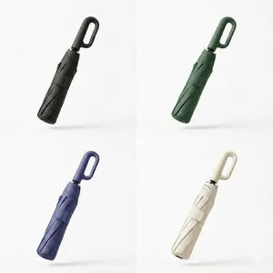 Automatic Folding Umbrella - Windproof, Waterproof, Portable Compact Auto Open-Close, Reinforced for Men & Women, Travel, Outdoor Use