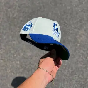 New Era Los Angeles Dodgers WHITE/BLUE Cap LA Logo Baseball Hat Streetwear Classic Unisex Fashion Cap