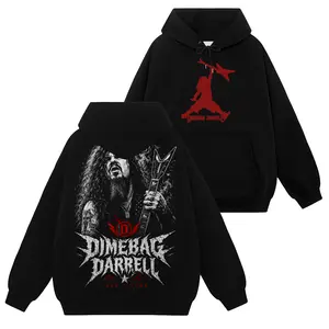 [HellRider Shop] Limited Dimebag Darrell Panteras #83 Hoodie T-Shirt Sweatshirt, Retro Vintage Unisex Graphic 90s Cotton, Gift For Heavy Metal, Rock Y2K Streetwear