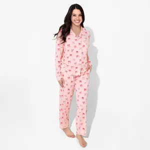 Take A Bow Bamboo Women's Pajama Set