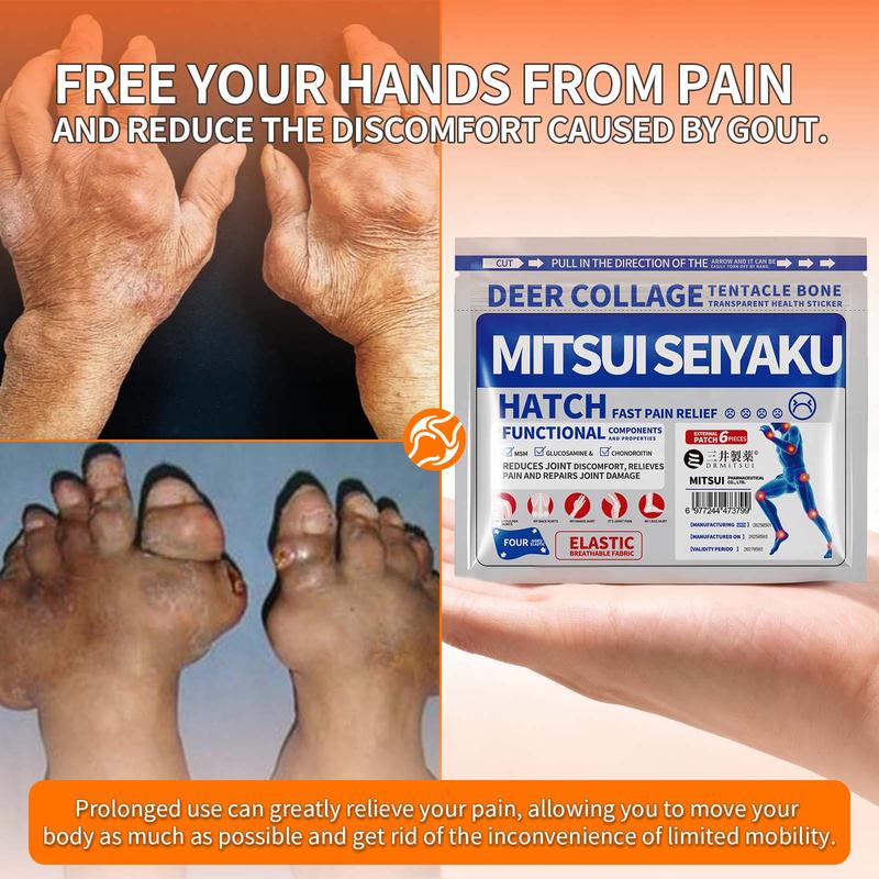 DRMITSUI Seiyaku FARINFRARED BonePainPatch Thermal Patches 6 Patches Bag for Bone Pain Relief & Muscle Recovery Balm Therapeutic Healing Therapy Healthcare Wellness Treatment
