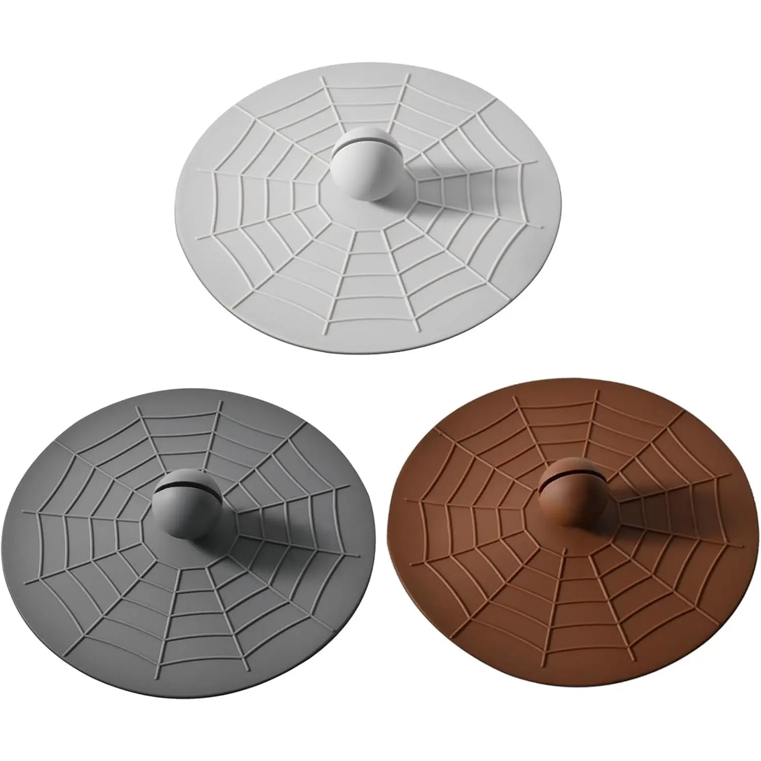 Cup Covers (Set of 3) , Multicolored  Lids for Mugs, Cups,  Pots,Flexible Mug Covers,Hot Cup Lids for Coffee &