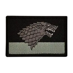 Winter is Coming House Stark Tactical Patch (Hook Fastener -GT7)