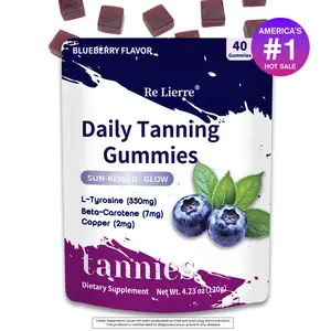 Re  Lierre 40 Blueberry Tan Gummies · Sun-Kissed Glow from Inside Out”
