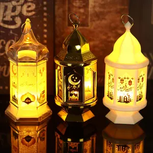 New Eid Mubarak Ornaments Lantern Light Ramadan Decorations For Home 2025 Islamic Muslim Party Decor Ramadan Kareem EID Al Adha Gift Gifts