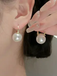 1 Pair of Fashionable and Elegant Imitation Pearl Earrings for Women - Perfect for Everyday Wear and Special Occasions | Anniversary Gifts | Birthday Gifts | Mother's Day Gifts