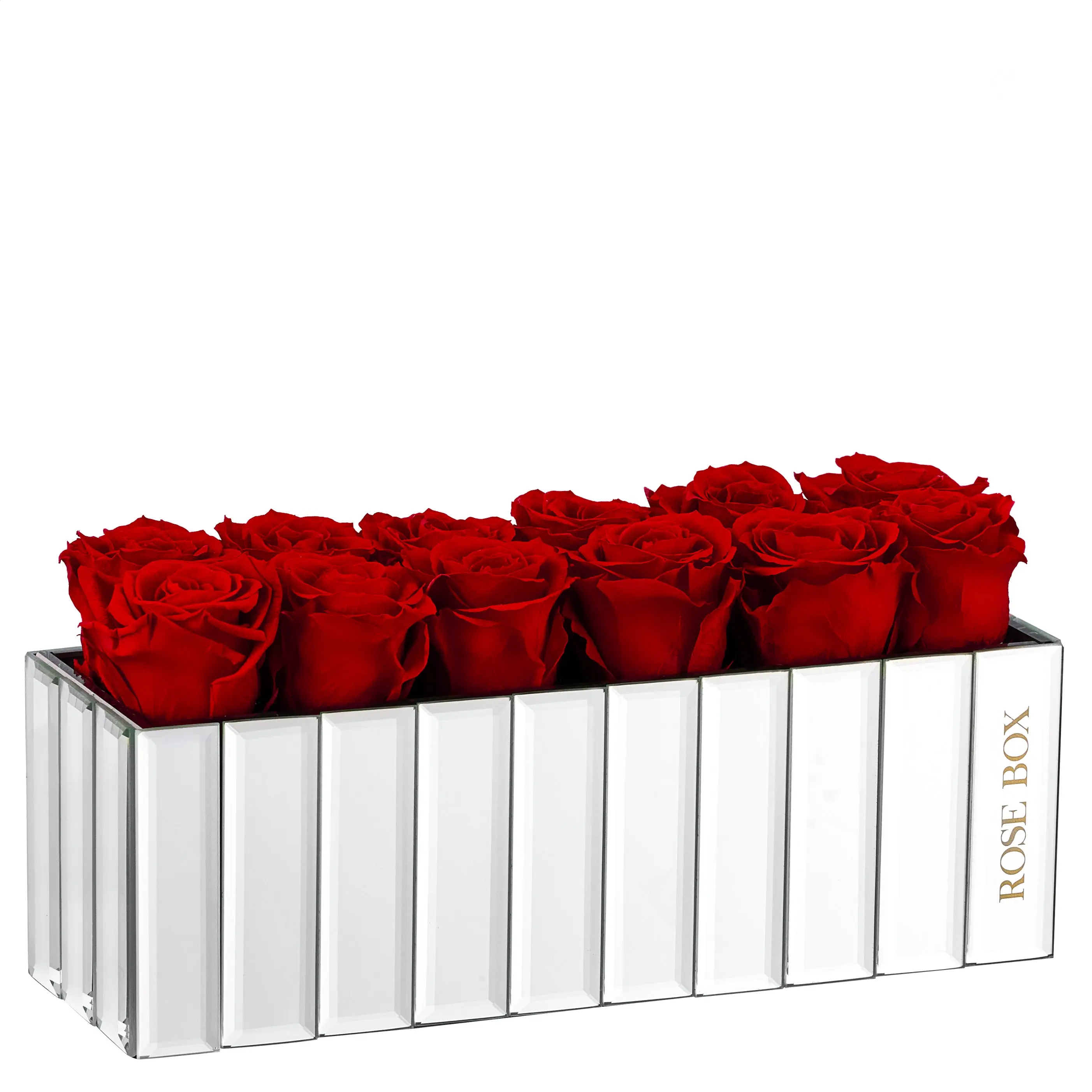 Rose Box NYC Love Mirror Room Decor - Long Lasting Real Roses
