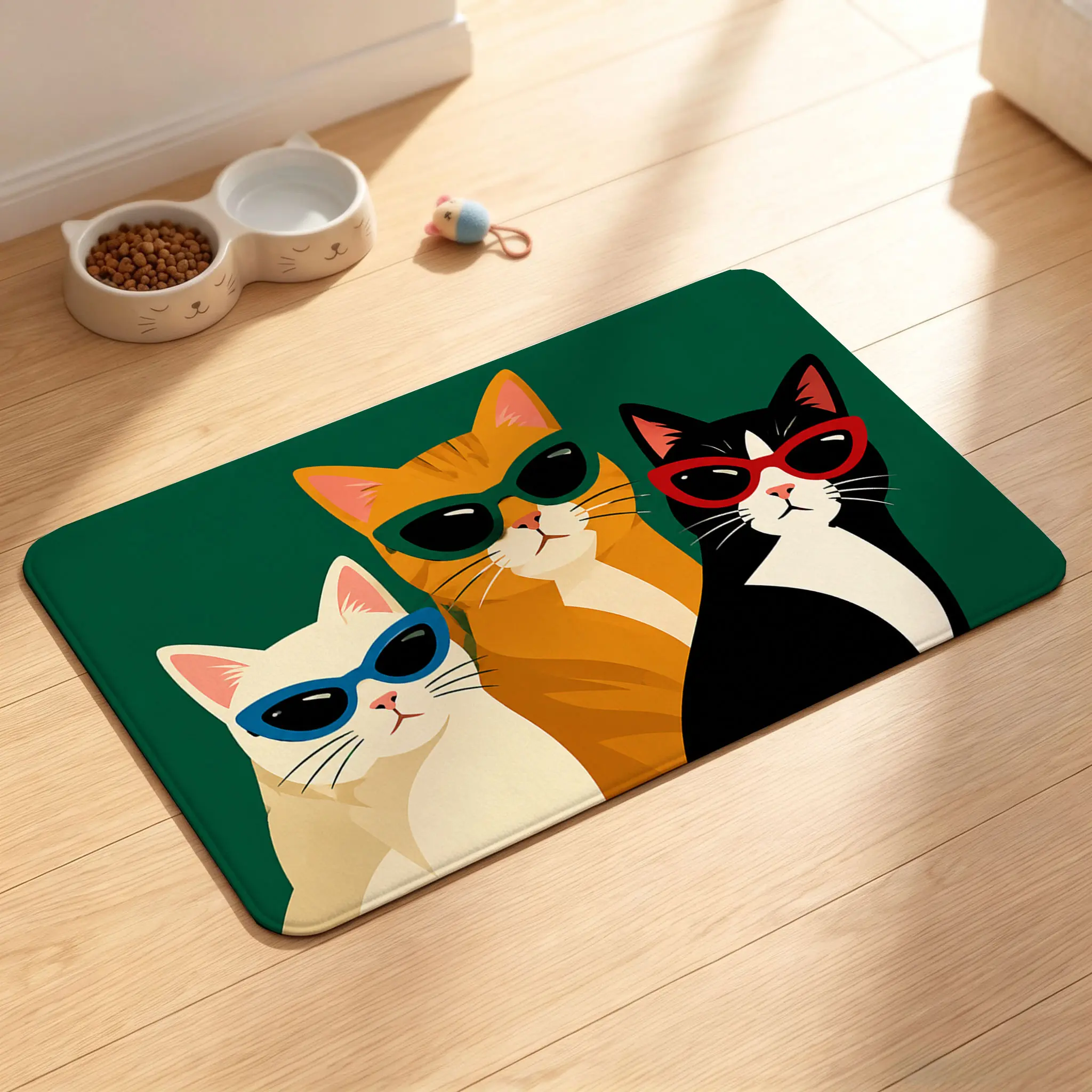 PVC Pet Mat - Washable, Non-Slip, Waterproof Soft Crate Bed Pad for Cats & Dogs (Floor to Cage Use)